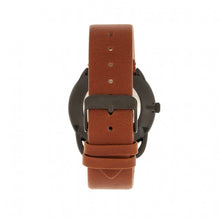 Load image into Gallery viewer, Simplify The 4900 Leather-Band Watch w/Date - Black/Orange - SIM4905

