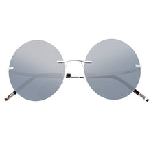 Load image into Gallery viewer, Simplify Christian Polarized Sunglasses - Silver/Black - SSU114-SL
