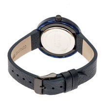 Load image into Gallery viewer, Simplify The 3700 Leather-Band Watch - Black/Navy - SIM3704
