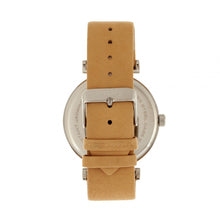 Load image into Gallery viewer, Simplify The 4800 Leather-Band Watch w/Day/Date - Khaki/Silver - SIM4805