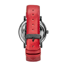 Load image into Gallery viewer, Simplify The 7000 Leather-Band Watch - Black/Red - SIM7003