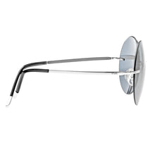 Load image into Gallery viewer, Simplify Christian Polarized Sunglasses - Silver/Black - SSU114-SL
