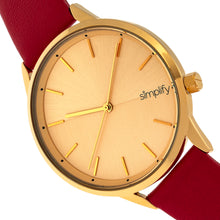 Load image into Gallery viewer, Simplify The 6700 Series Strap Watch - Red/Gold - SIM6706
