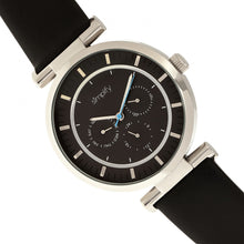 Load image into Gallery viewer, Simplify The 4800 Leather-Band Watch w/Day/Date - Black/Silver - SIM4804