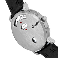 Load image into Gallery viewer, Simplify The 7000 Leather-Band Watch - Silver/Black - SIM7001
