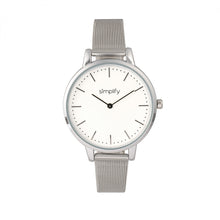 Load image into Gallery viewer, Simplify The 5800 Mesh Bracelet Watch - Silver - SIM5801
