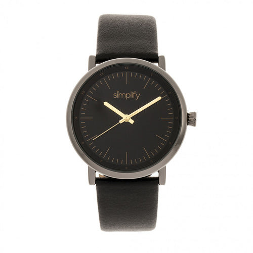 Simplify The 6200 Leather-Strap Watch - SIM6204