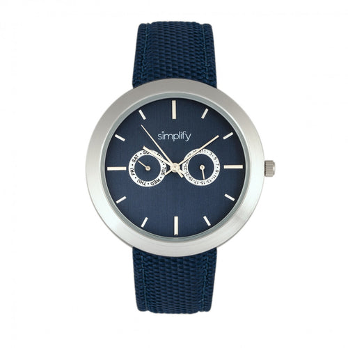 Simplify The 6100 Canvas-Overlaid Strap Watch w/ Day/Date - SIM6104