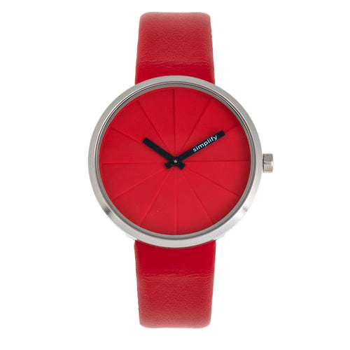 Simplify The 4000 Leather-Band Watch - SIM4003