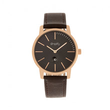 Load image into Gallery viewer, Simplify The 4700 Leather-Band Watch w/Date - Rose Gold/Dark Brown - SIM4705