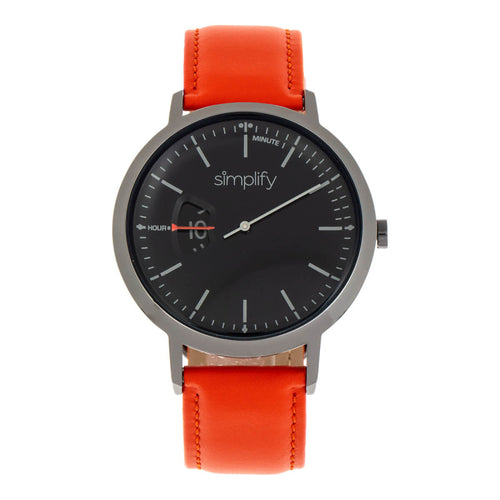 Simplify The 6500 Leather-Band Watch - SIM6506