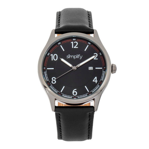 Simplify The 6900 Leather-Band Watch w/ Date - SIM6904