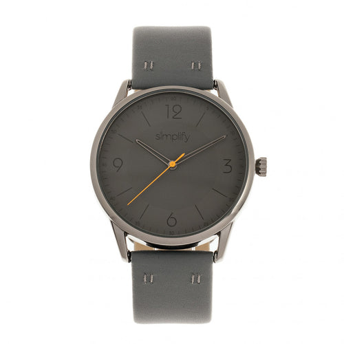 Simplify The 6300 Leather-Band Watch - SIM6306