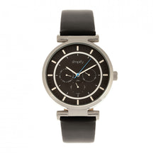 Load image into Gallery viewer, Simplify The 4800 Leather-Band Watch w/Day/Date - Black/Silver - SIM4804