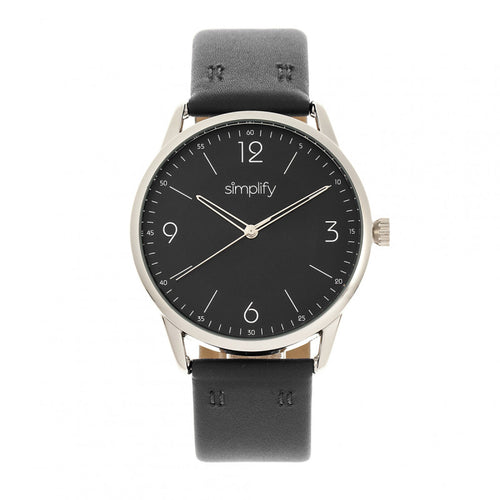 Simplify The 6300 Leather-Band Watch - SIM6303