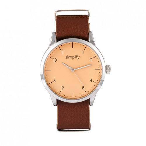 Simplify The 5600 Leather-Band Watch - SIM5604