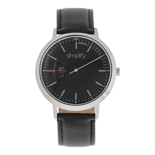 Simplify The 6500 Leather-Band Watch - SIM6502