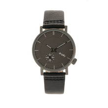 Load image into Gallery viewer, Simplify The 3600 Leather-Band Watch - Charcoal/Black - SIM3604

