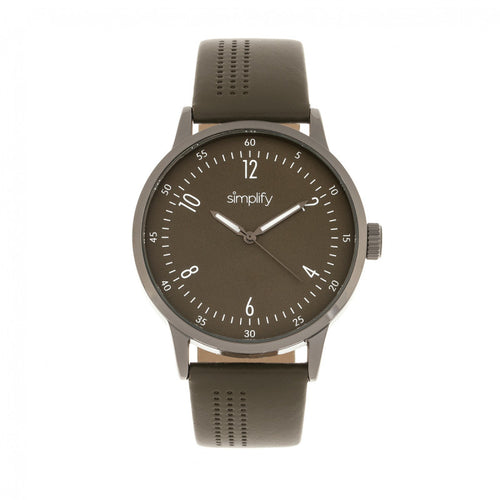 Simplify The 5700 Leather-Band Watch - SIM5707