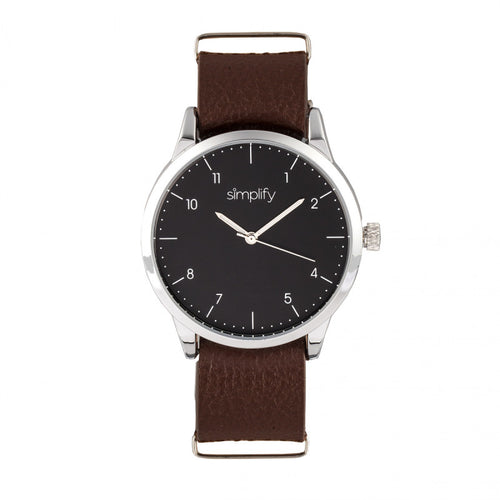 Simplify The 5600 Leather-Band Watch - SIM5603