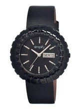 Load image into Gallery viewer, Simplify The 2100 Leather-Band Ladies Watch w/Date - Black/Silver - SIM2108