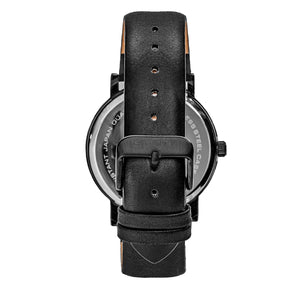 Simplify The 7000 Leather-Band Watch - Black - SIM7004