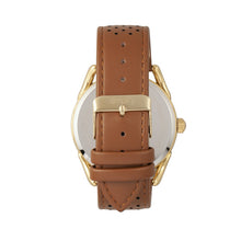 Load image into Gallery viewer, Simplify The 5900 Leather-Band Watch - Gold/Camel - SIM5903
