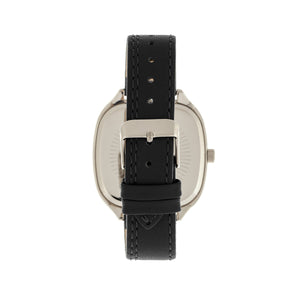 Simplify The 3500 Leather-Band Watch - Silver/Black - SIM3501