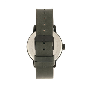Simplify The 4200 Leather-Band Watch - Charcoal - SIM4205