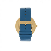 Load image into Gallery viewer, Simplify The 4100 Leather-Band Watch - Gold/Blue - SIM4107
