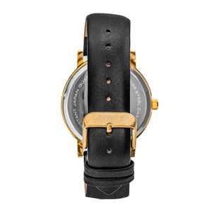 Simplify The 7000 Leather-Band Watch - Gold/Black - SIM7002