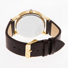 Load image into Gallery viewer, Simplify The 2800 Leather-Band Watch - Gold/Dark Brown - SIM2805
