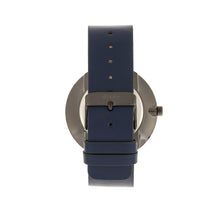 Load image into Gallery viewer, Simplify The 4500 Leather-Band Watch - Gunmetal/Navy - SIM4505
