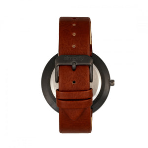 Simplify The 6000 Strap Watch - Black/Dark Brown - SIM6006