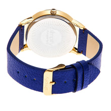 Load image into Gallery viewer, Simplify The 2800 Leather-Band Watch - Gold/Blue - SIM2804
