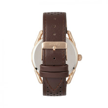 Load image into Gallery viewer, Simplify The 5900 Leather-Band Watch - Rose Gold/Brown - SIM5904
