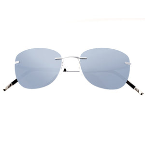 Simplify Matthias Polarized Sunglasses - Silver/Silver - SSU112-SL