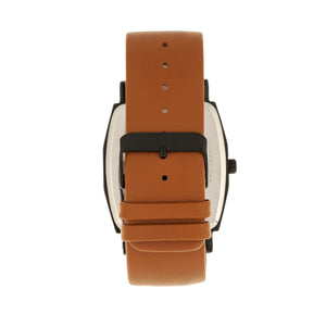 Simplify The 5400 Leather-Band Watch - Orange/Camel  - SIM5406
