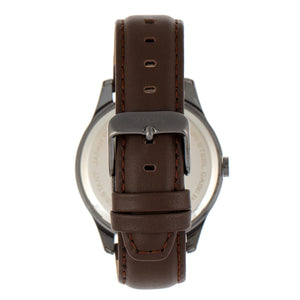 Simplify The 6600 Series Leather-Band Watch - Brown/Black - SIM6603