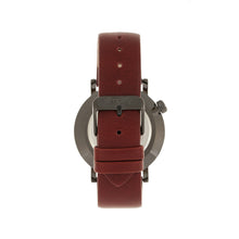 Load image into Gallery viewer, Simplify The 3600 Leather-Band Watch - Charcoal/Maroon - SIM3605
