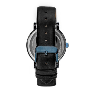 Simplify The 7000 Leather-Band Watch - Blue/Black - SIM7006