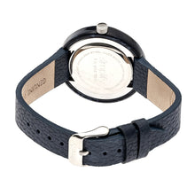 Load image into Gallery viewer, Simplify The 3700 Leather-Band Watch - Navy - SIM3705
