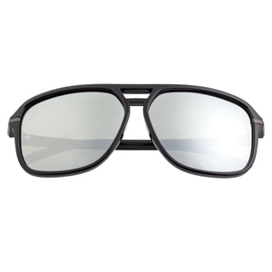 Simplify Reed Polarized Sunglasses - Black/Silver - SSU121-SL