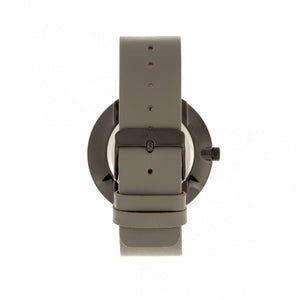 Simplify The 4400 Leather-Band Watch - Gunmetal/Grey - SIM4405