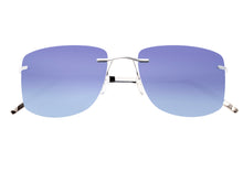 Load image into Gallery viewer, Simplify Benoit Polarized Sunglasses - Silver/Blue - SSU110-SL
