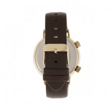 Load image into Gallery viewer, Simplify The 3300 Leather-Band Watch - Dark Brown/Gold - SIM3305
