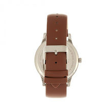 Load image into Gallery viewer, Simplify The 4300 Leather-Band Watch w/Date - Silver/Brown - SIM4302
