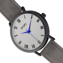 Load image into Gallery viewer, Simplify The 2900 Leather-Band Watch - Black/Charcoal - SIM2906
