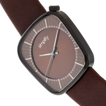 Load image into Gallery viewer, Simplify The 6800 Leather-Band Watch - Black/Brown - SIM6805
