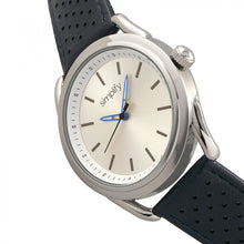 Load image into Gallery viewer, Simplify The 5900 Leather-Band Watch - Silver/Blue - SIM5901
